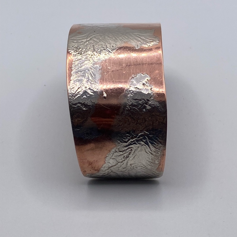 Copper And Silver Cuff. - image 2